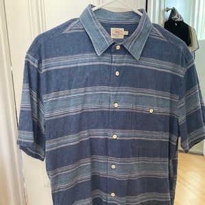 Short sleeved button down Faherty shirt